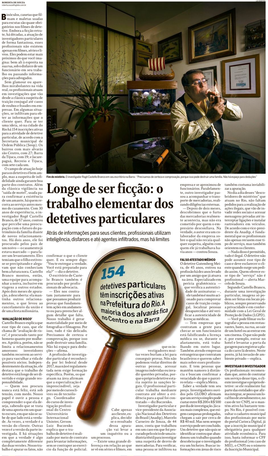 Destaque no jornal O GLOBO